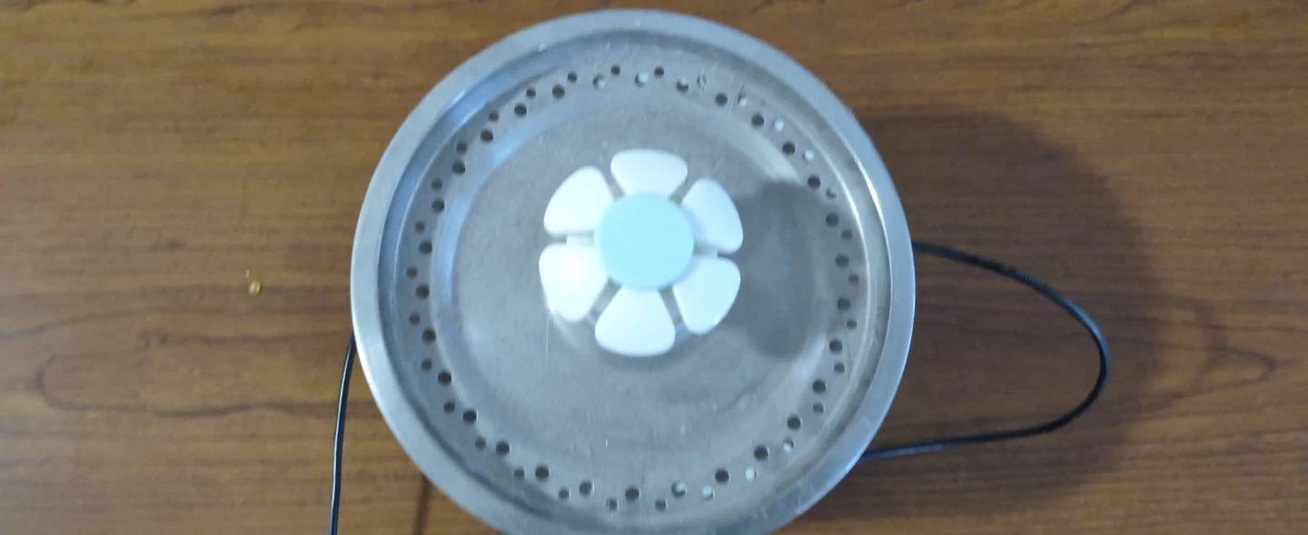 Pet Water Fountain White and Blue