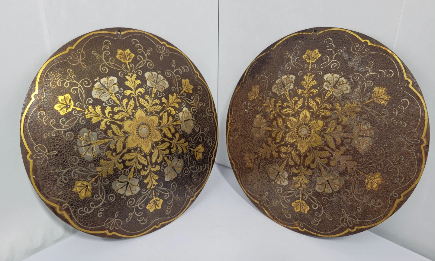 Zlatoust Vintage Steel Engraved Round Wall Plaque USSR