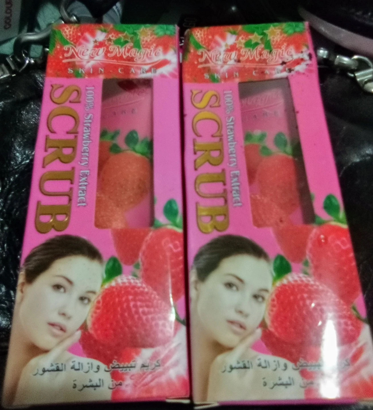 New Magic Strawberry Extract Scrub