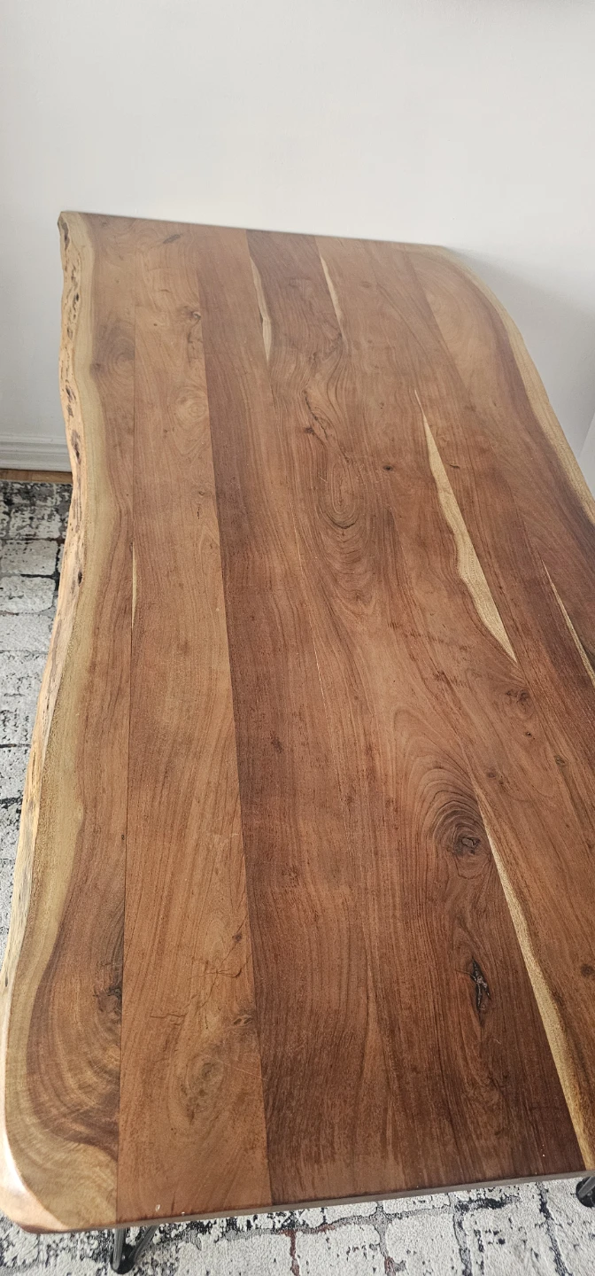 Live Edge Wood Dining Table - photo 4