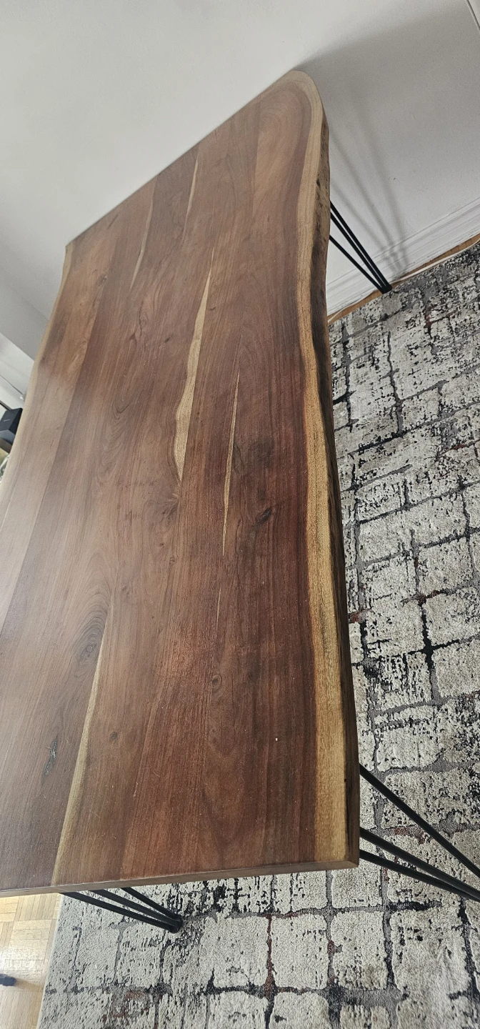 Live Edge Wood Dining Table - photo 5