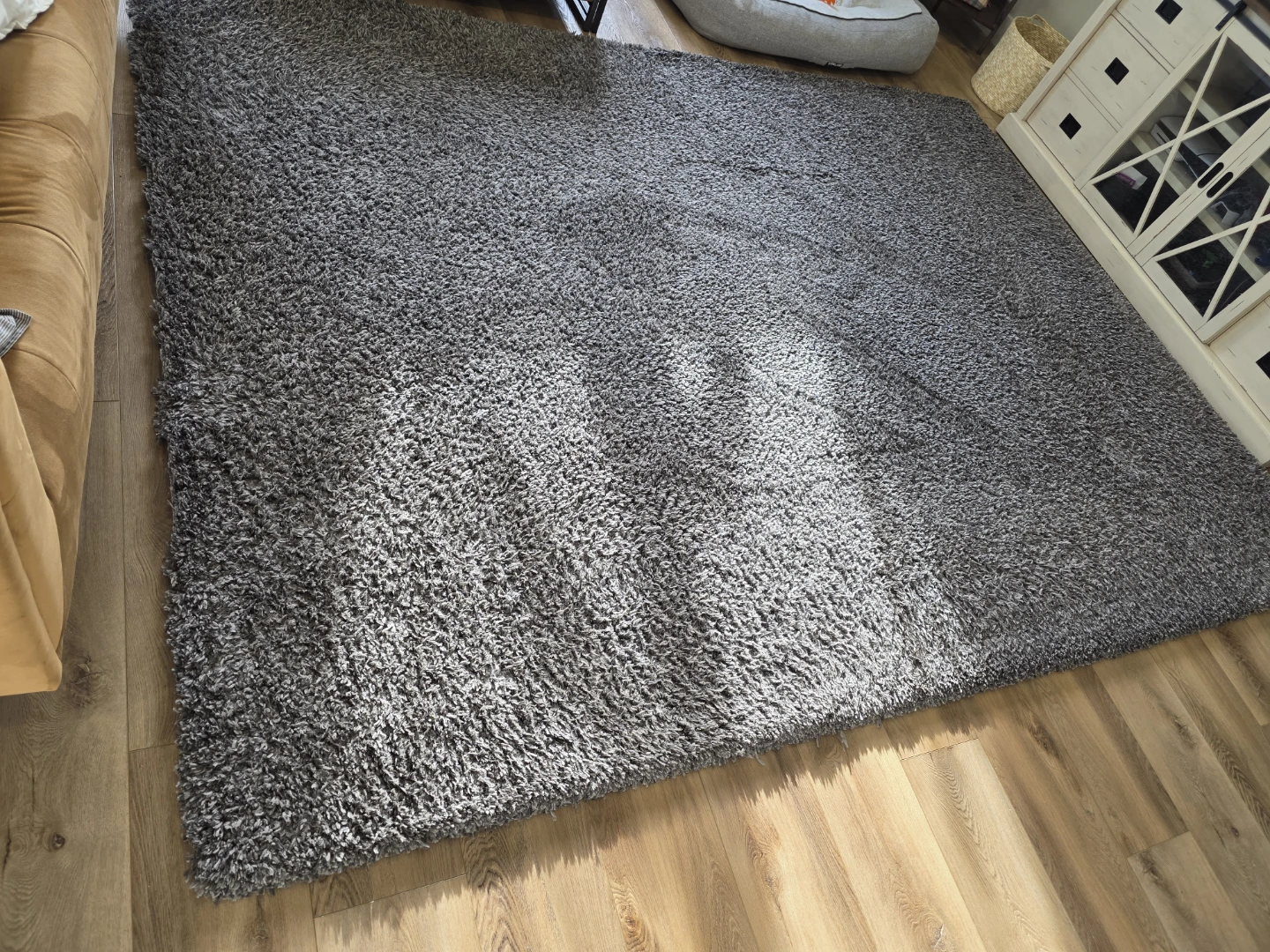 Grey Shag Area Rug