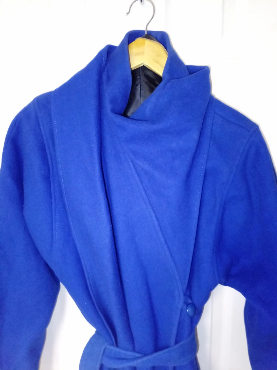 Vintage Blue Wool Overcoat - photo 2
