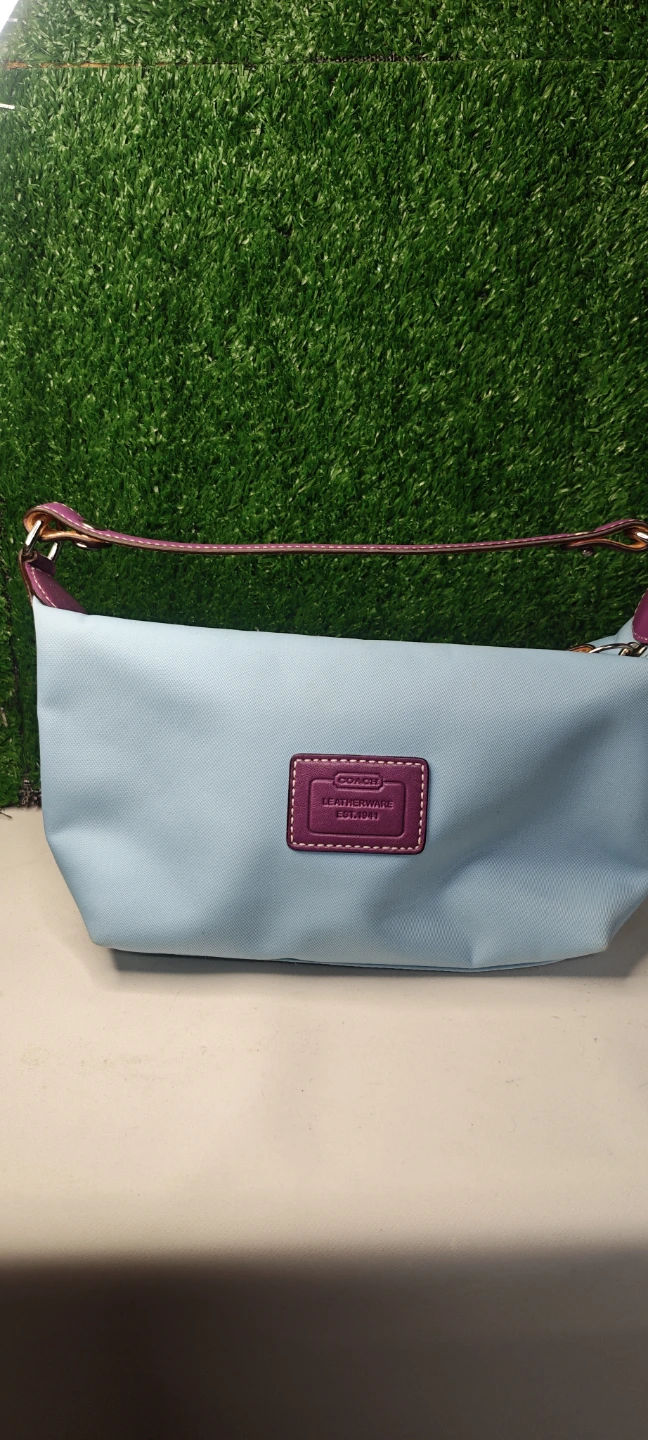 Coach Light Blue Shoulder Bag