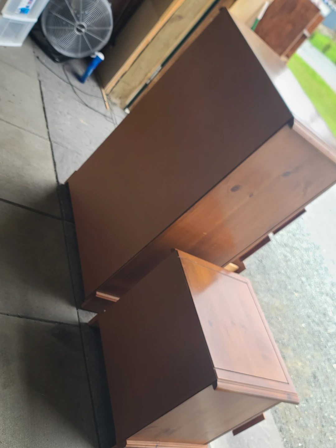 Solid Wood Nightstand and Dresser Set - photo 5