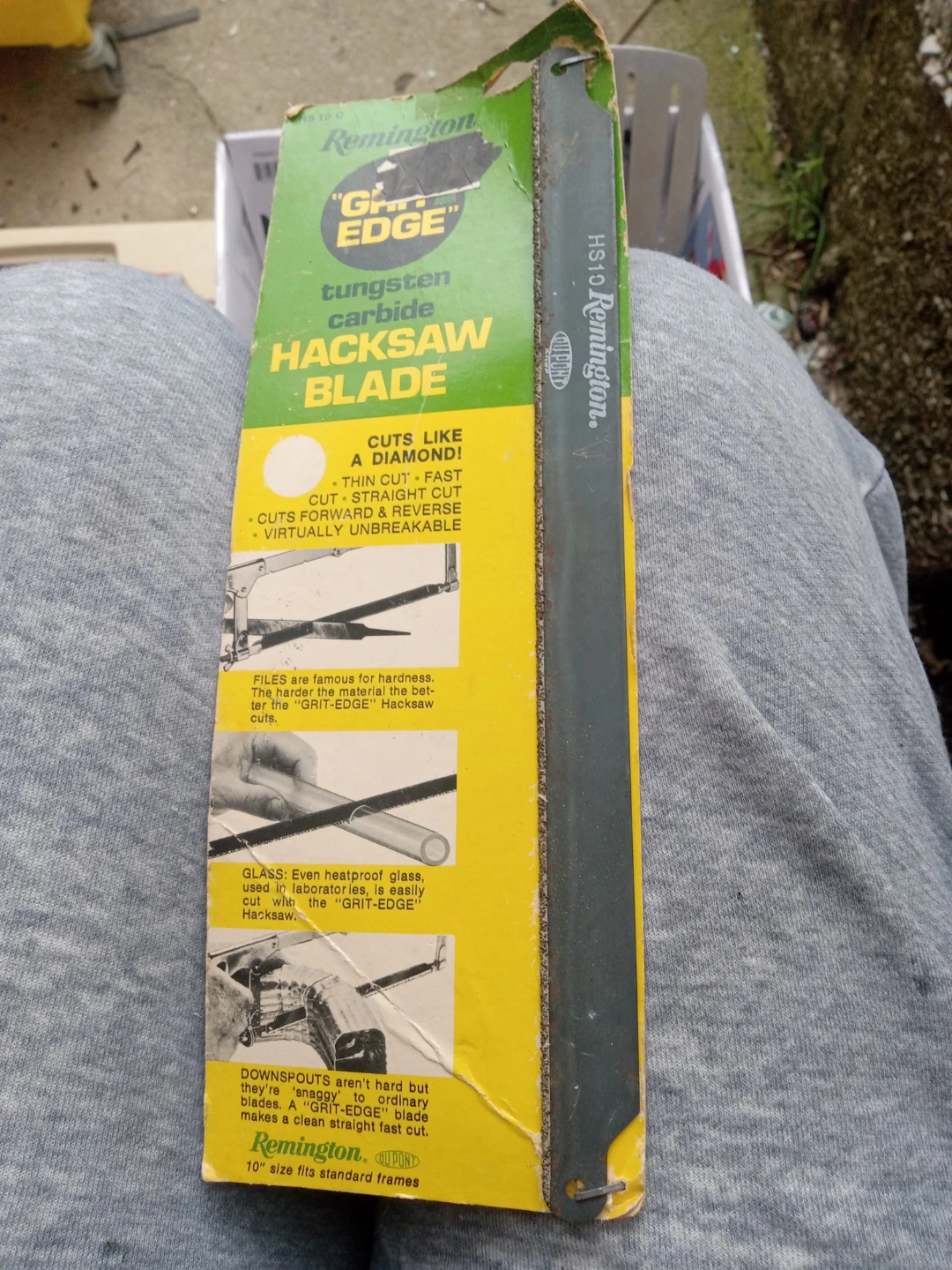 Remington "Grit-Edge" Tungsten Carbide Hacksaw Blade - 10 inch