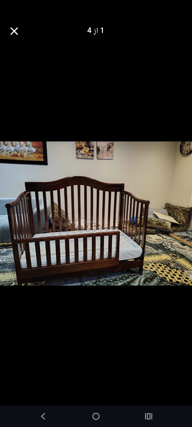 Wooden Convertible Crib