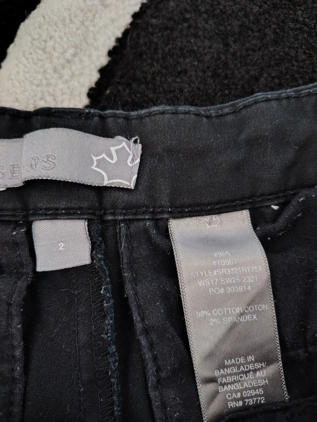 Vintage black Shorts Size 2 cotton - photo 2