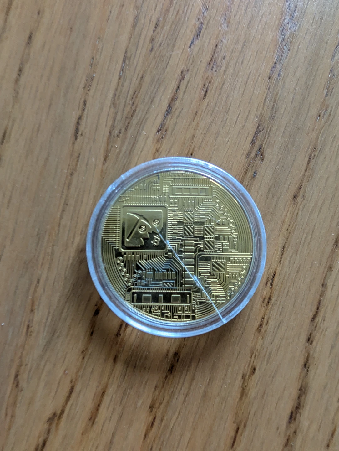 Gold Color Bitcoin Replica Coin | Collector’s Piece - photo 2