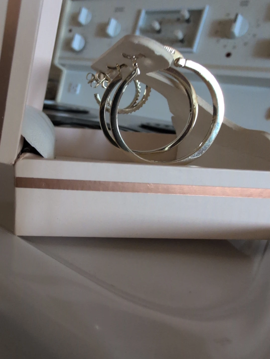 Sofia James Hoop Earrings with Swarovski Crystals - photo 3