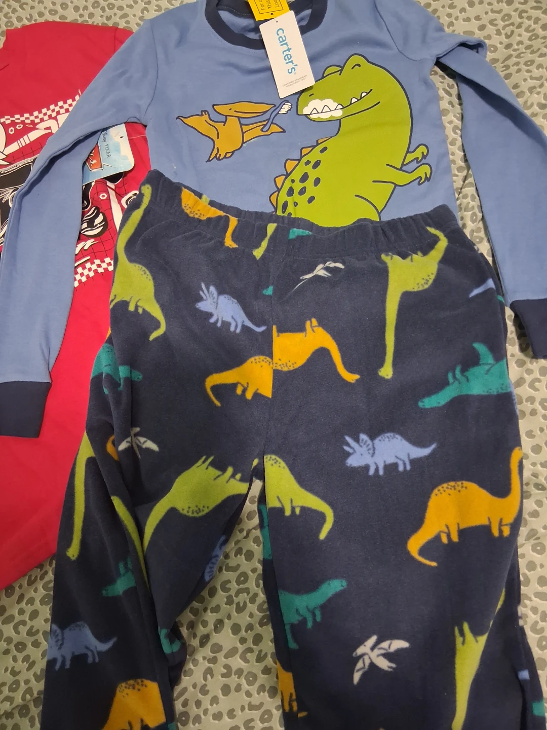 Carter's Dinosaur & Lightning McQueen Pajamas Set