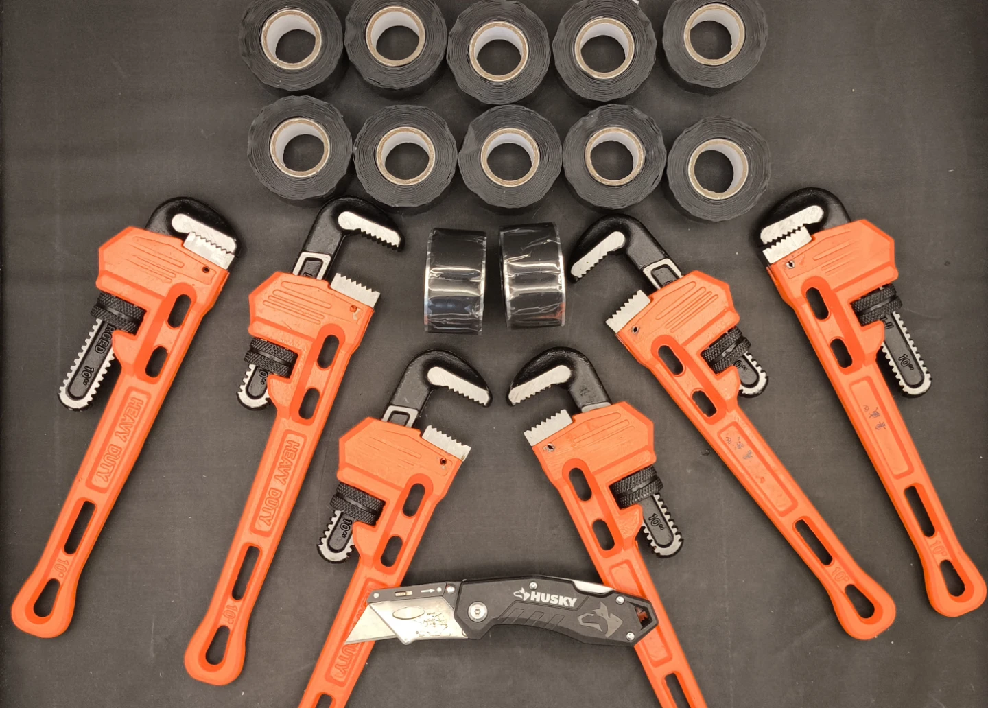 Leak Survival Kit | Wrench + Self Fusing Tape + Cutter