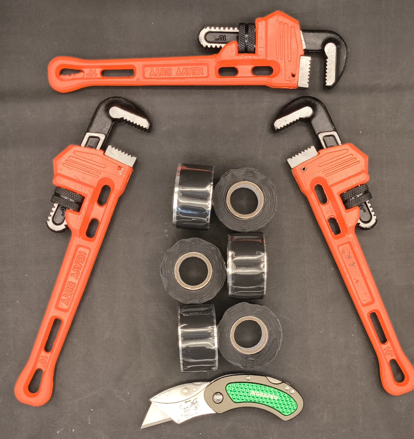 Leak Survival Kit | Wrench + Self Fusing Tape + Cutter - photo 2