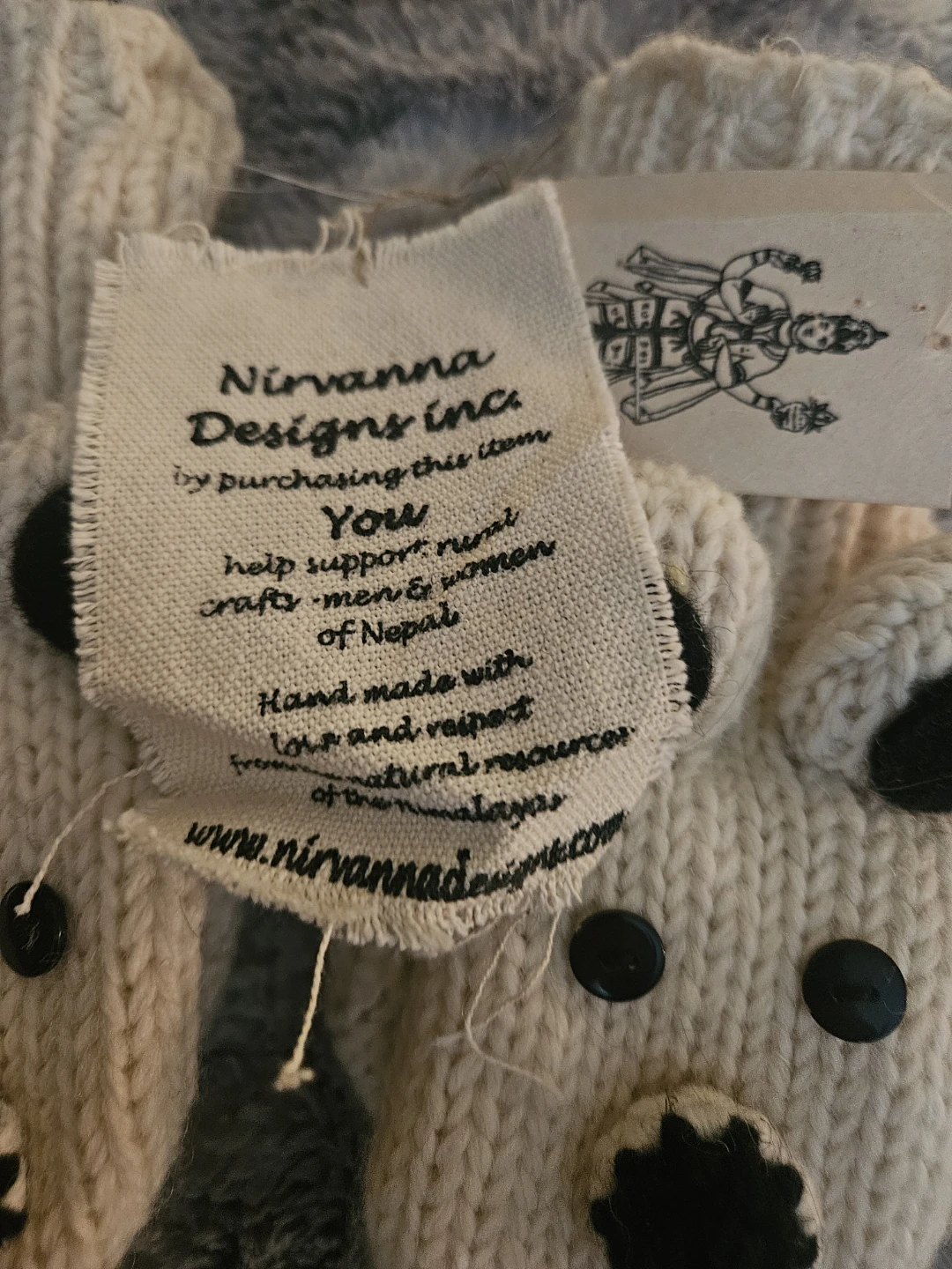 Nirvanna  Nepal Designs-Hand Knit Mittens - photo 2