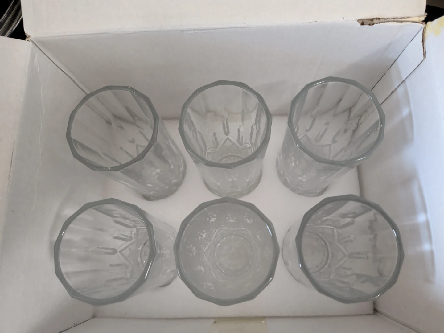 6 Pack "Tiberry" Clear Highball Beverage Glasses (8 Oz)