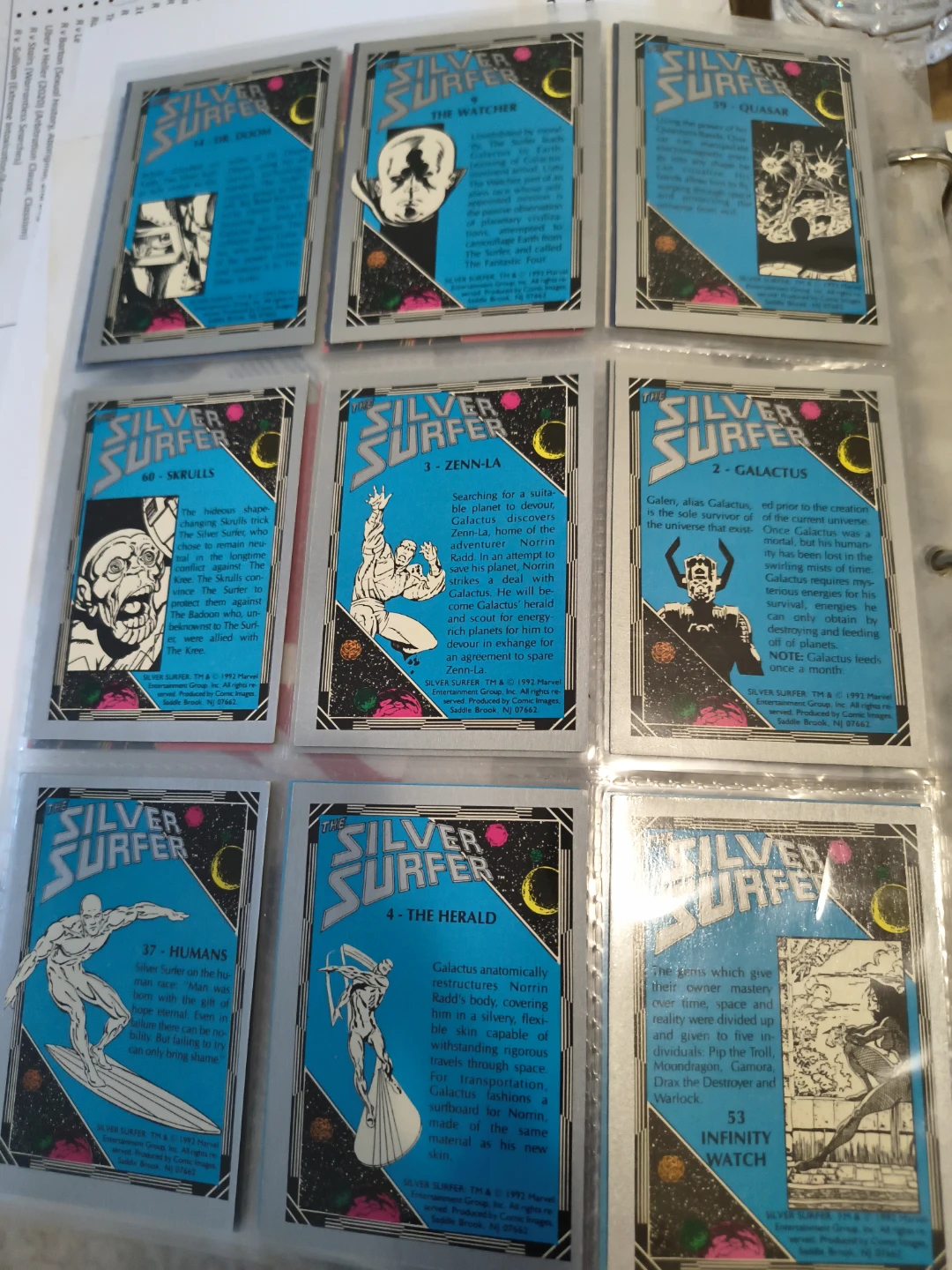 Silver Surfer Trading Cards Collection (1992) - photo 2