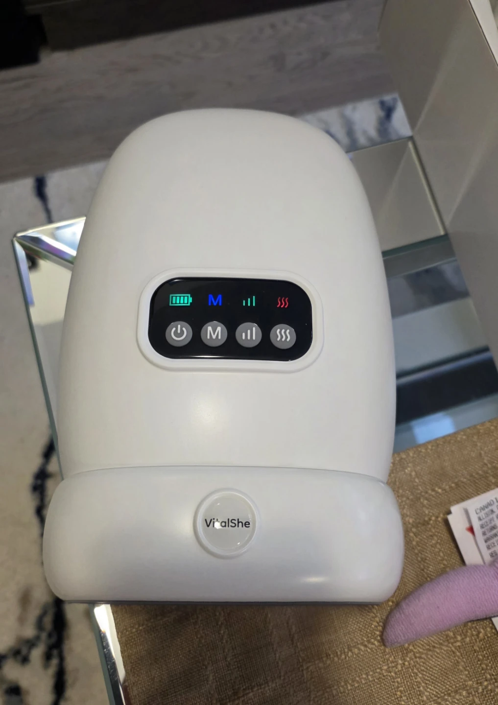 VitalShe Hand Massager with Gentle Warmth