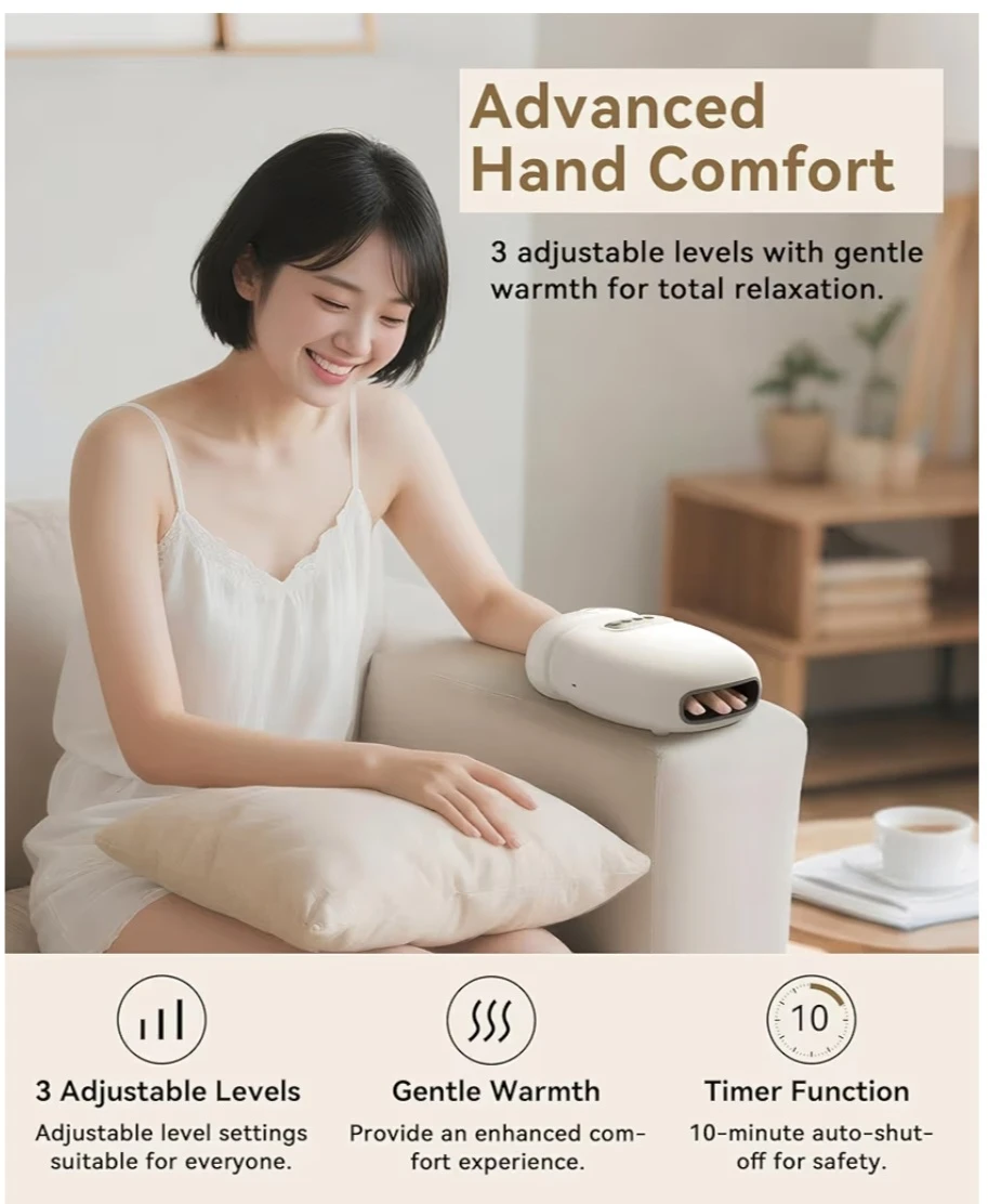 VitalShe Hand Massager with Gentle Warmth - photo 4