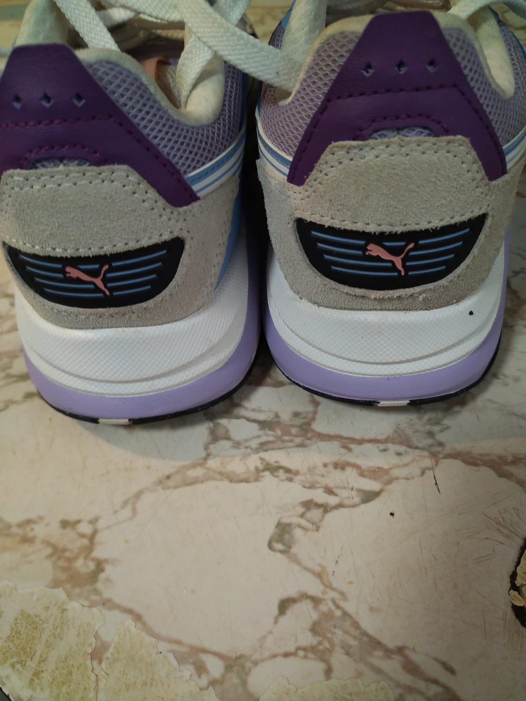 Puma Women's RS-X Running Shoes White Purple Blue Size 7 - photo 3