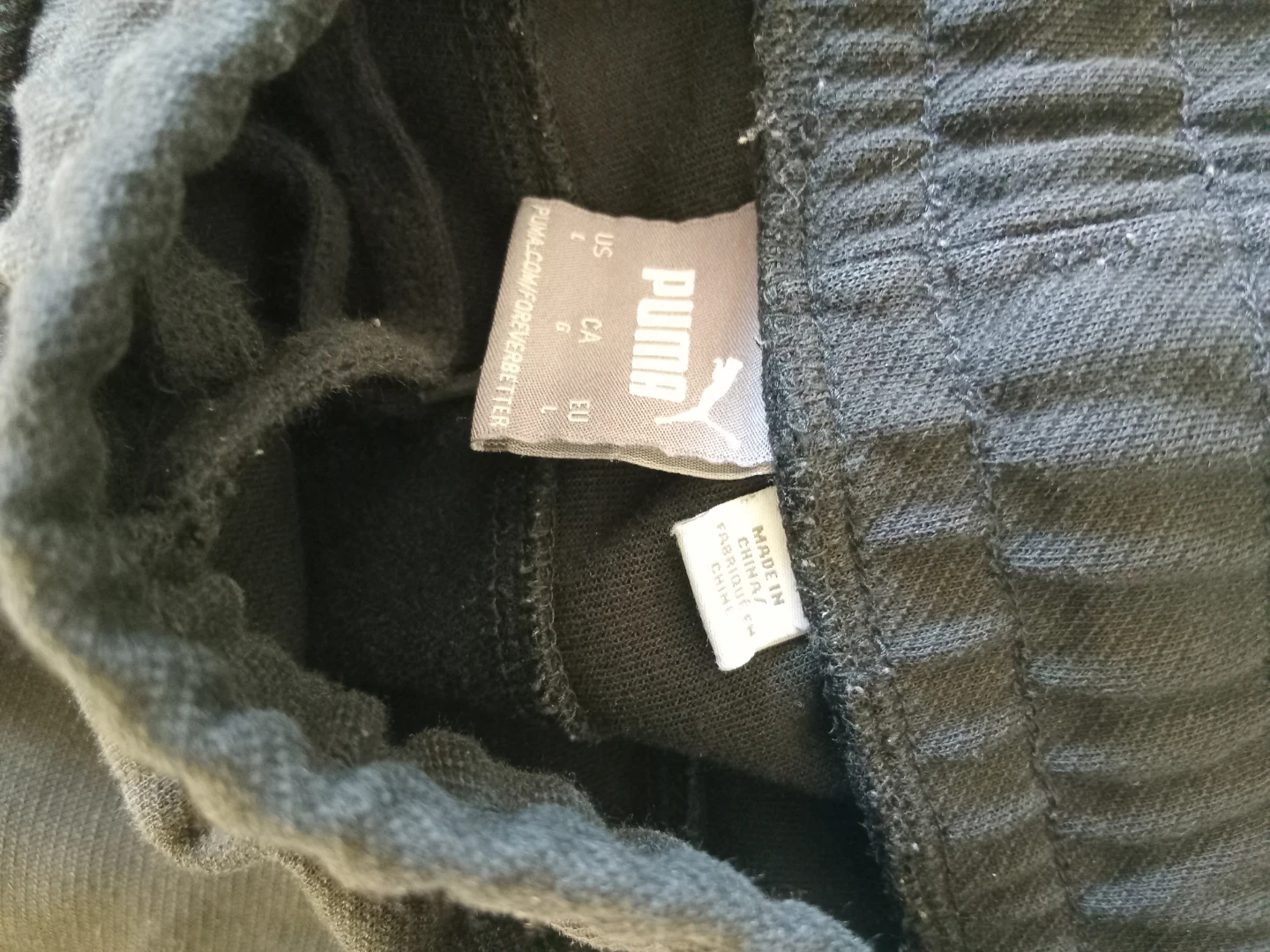 Puma Black Sweatpants Size L - photo 2