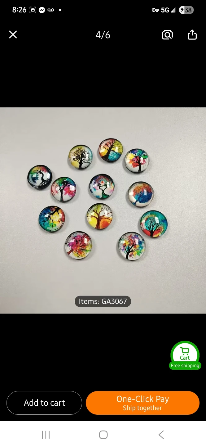 NEW Colorful Tree of Life Magnets - Set of 12 🧲 - photo 5