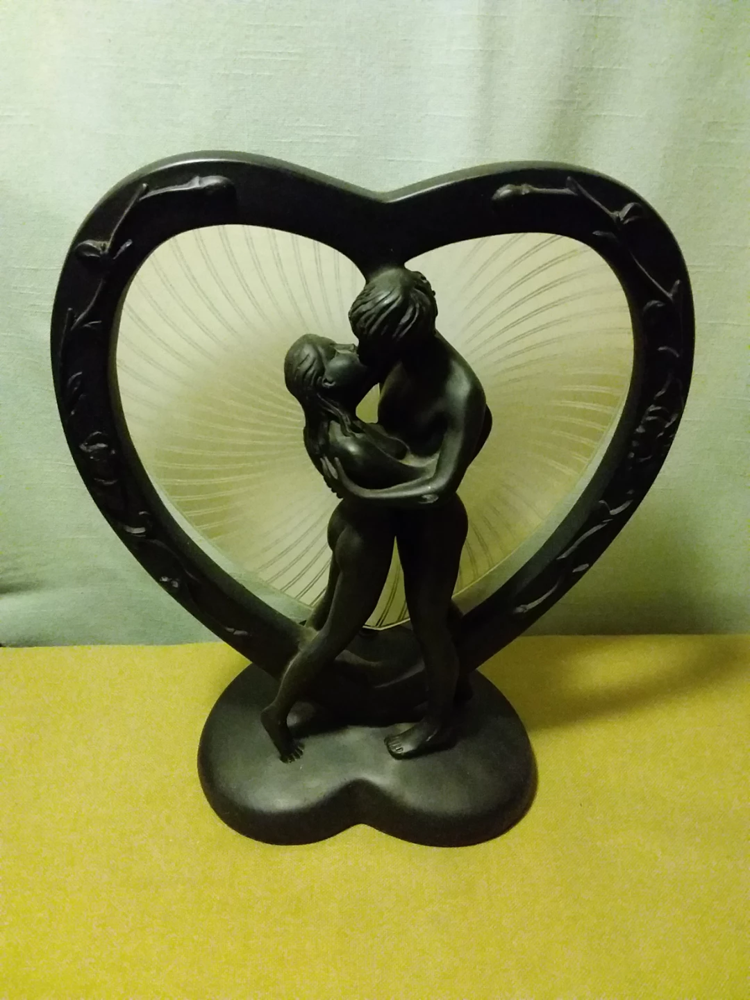 🛋️ ♥️ ➡️ Pair of Heart Shaped Couple Lamps 💏 🛋️ ♥️ - photo 3