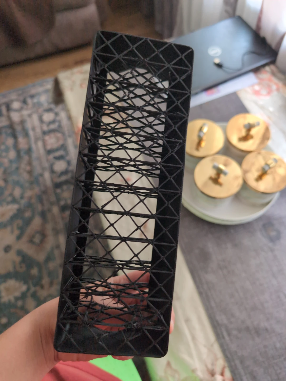 Black Grid Style cable organizer and storage organiser - photo 2