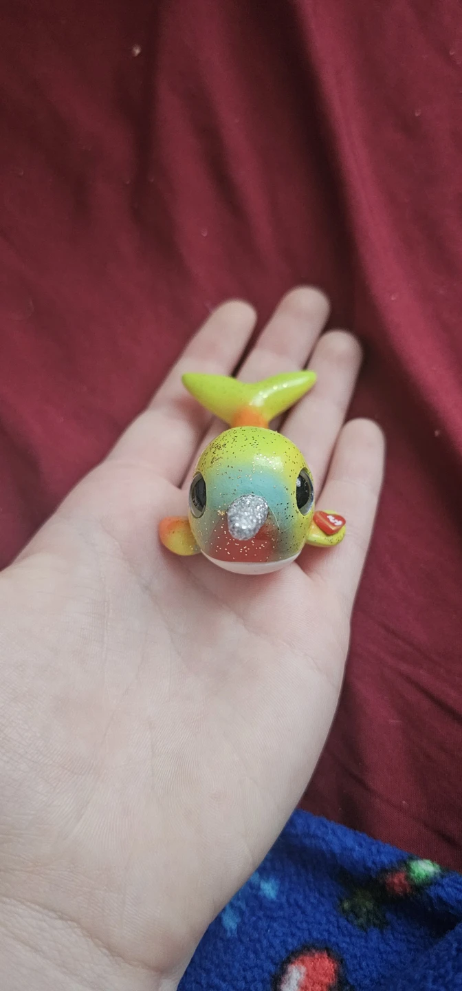 Sparkly Narwhal Figurine Toy