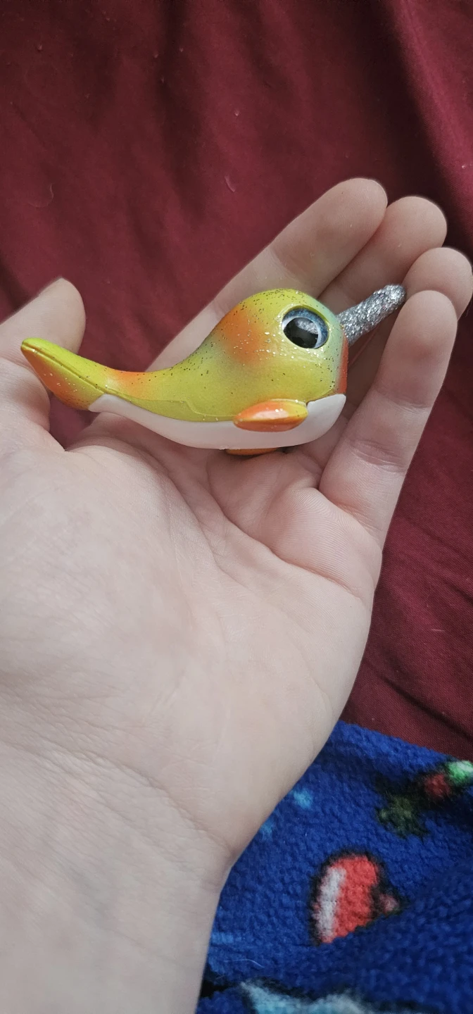 Sparkly Narwhal Figurine Toy - photo 4