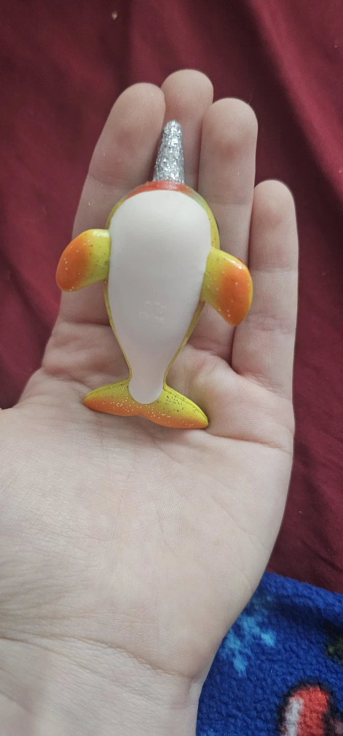 Sparkly Narwhal Figurine Toy - photo 5