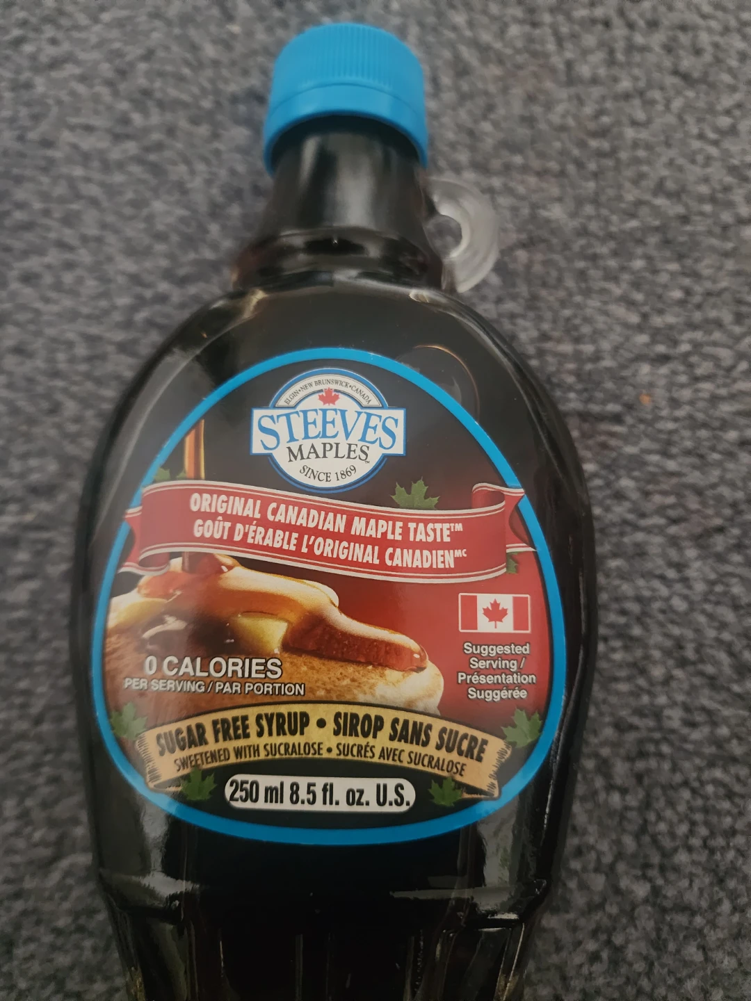 Steeves Maples Original Sugar Free Syrup 250ml