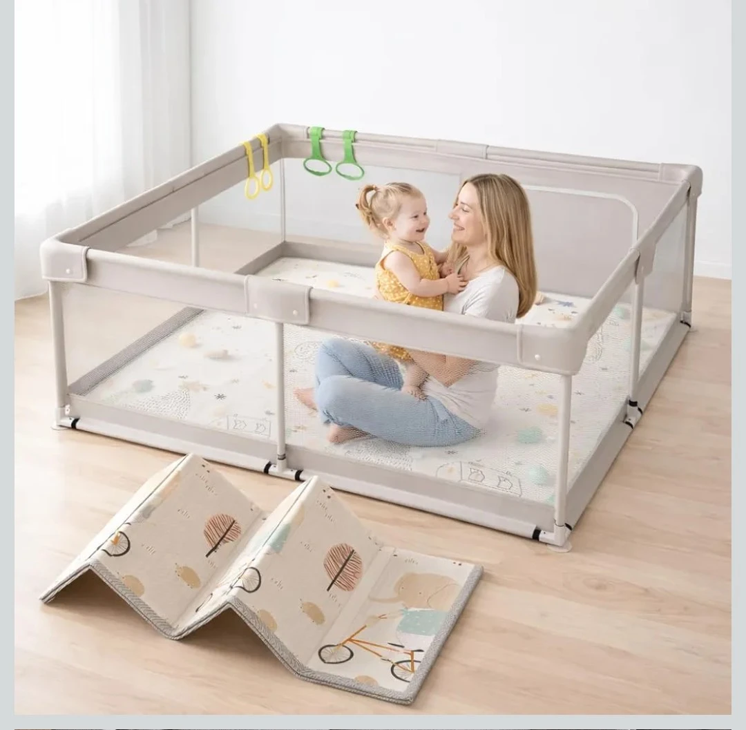 Baby Playpen with Mat
