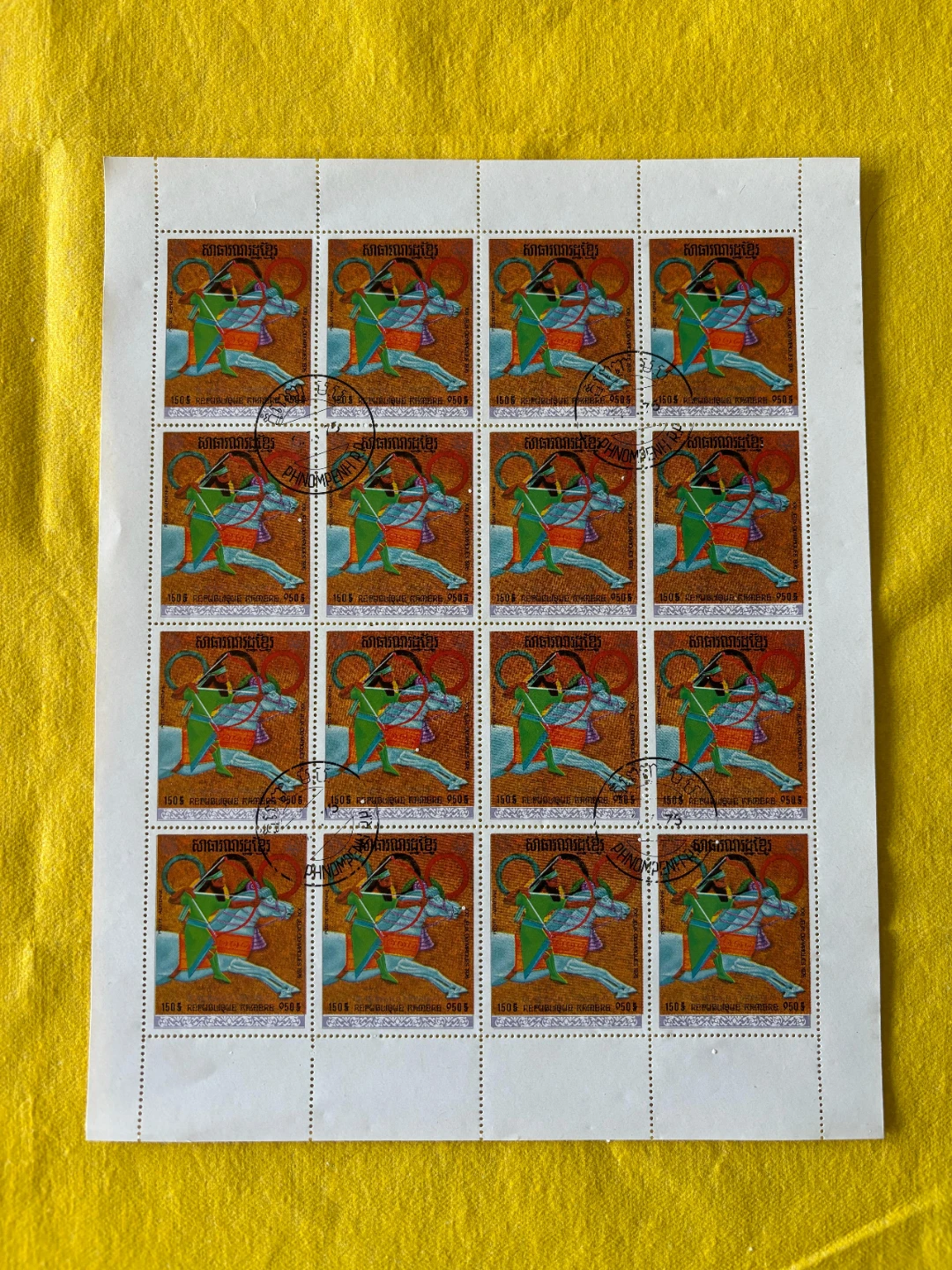 Stamp sheets set (3x) Sports (international) - photo 4