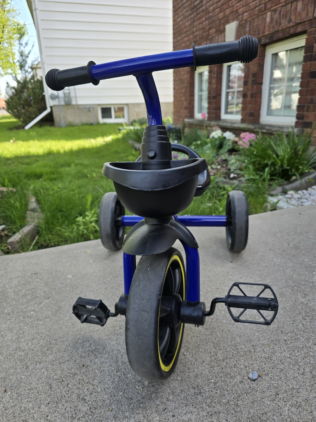 KIDDO Blue Tricycle with Yellow Accents - photo 2