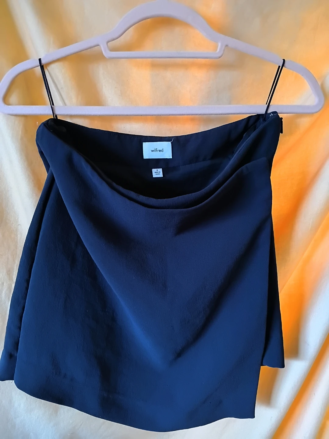 Wilfred Black Wrap Around Skirt  Size 6