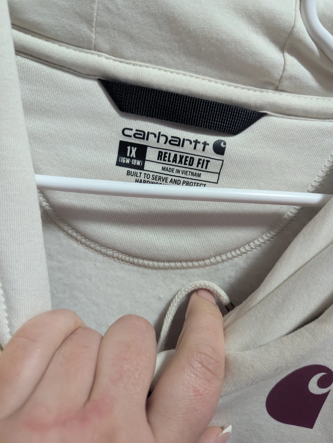 Woman's Carhartt Relaxed Fit Hoodie 1X - photo 2