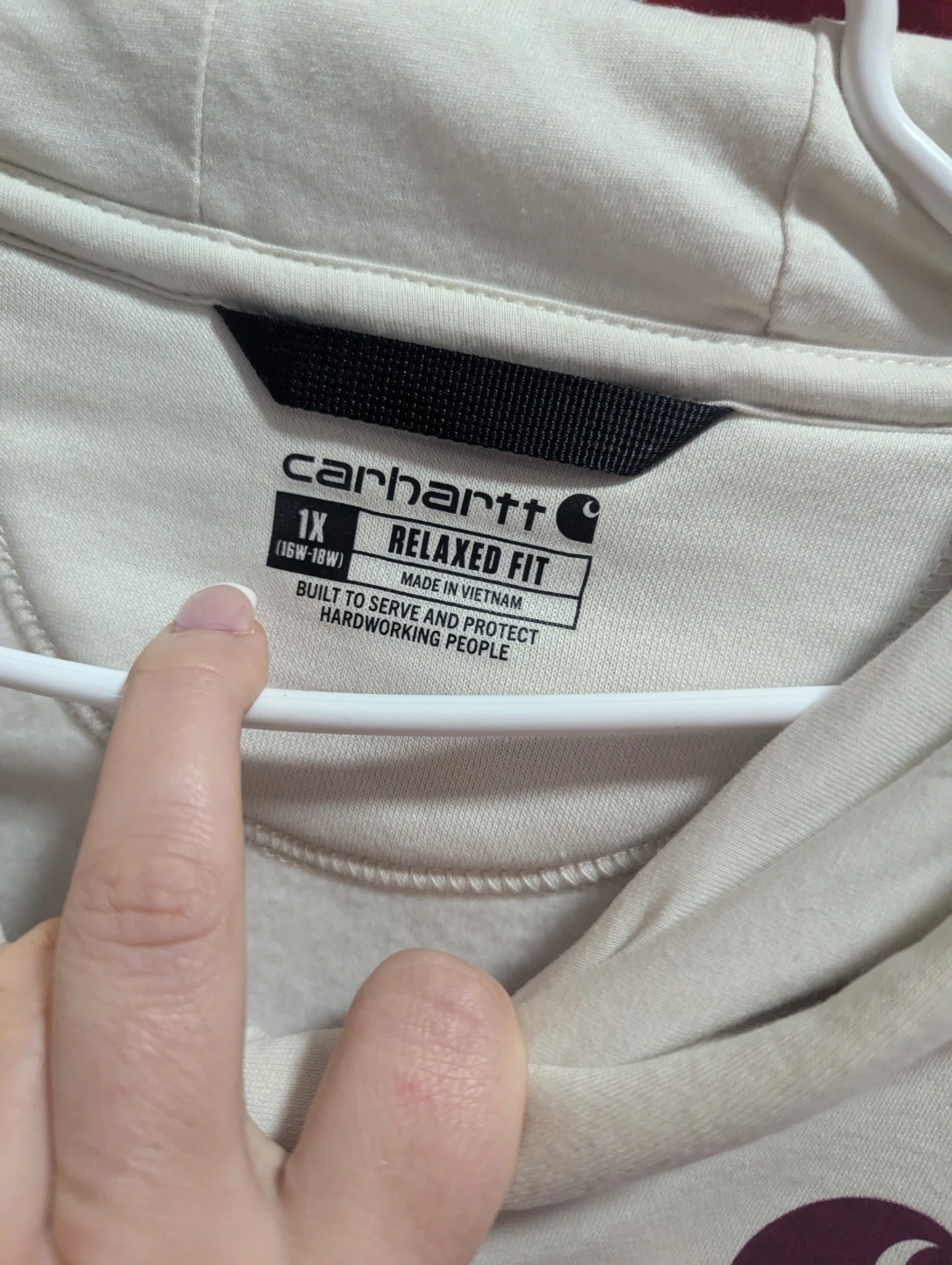 Woman's Carhartt Relaxed Fit Hoodie 1X - photo 4