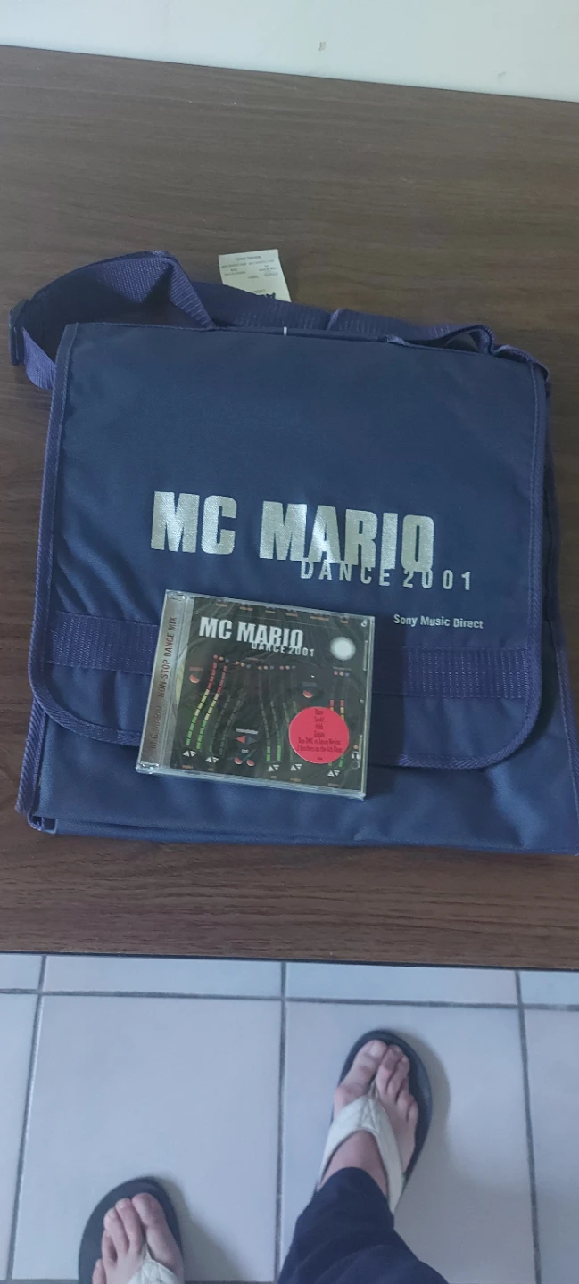 MC Mario Dance 2001 Sony Music Direct Tote Bag with CD - photo 3