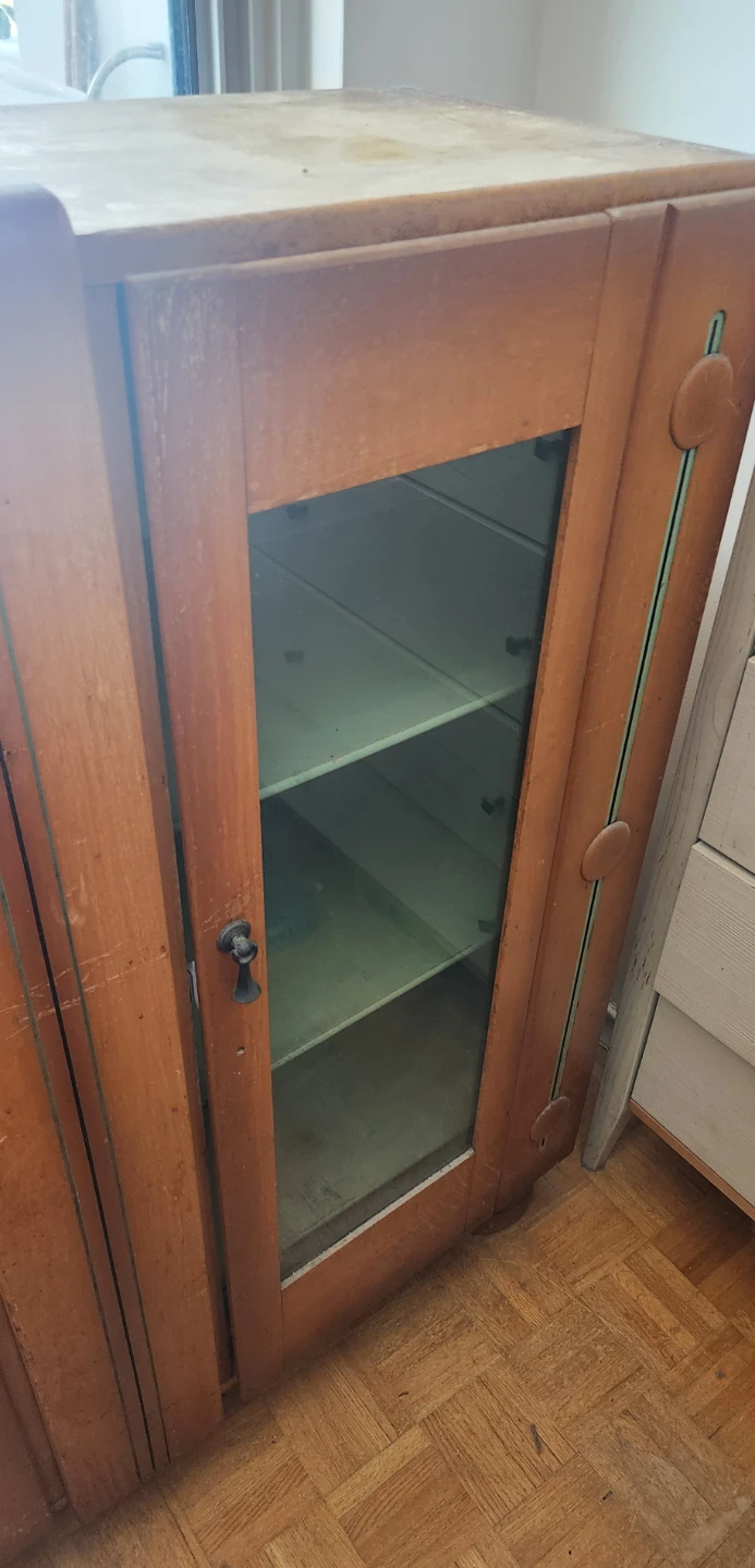 Wooden Cabinet with Glass Doors - photo 2