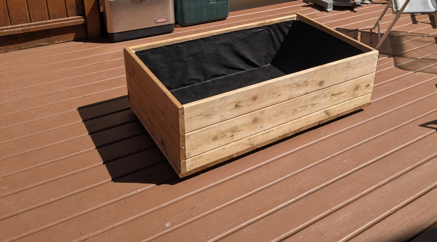 Wooden Raised Garden Planter Box