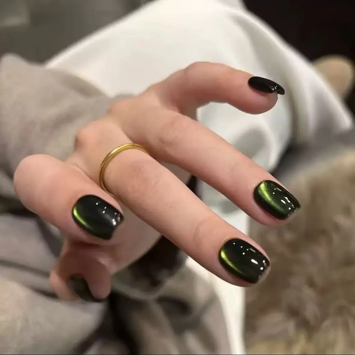 HANDMADE Cat Eye Nail- Two types - photo 3
