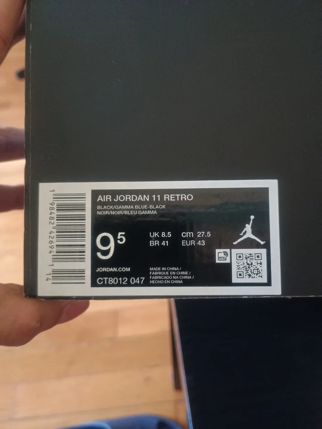 Air Jordan 11 Retro  Gamma" - Size 9.5 - photo 4