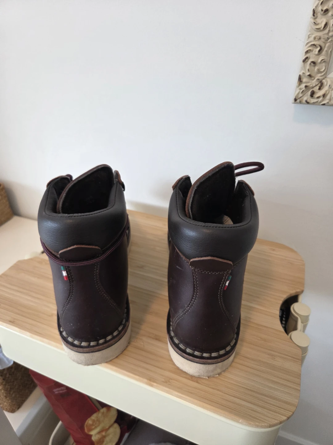 DIEMME Brown Leather Hiking Boots - Size 43 - photo 3