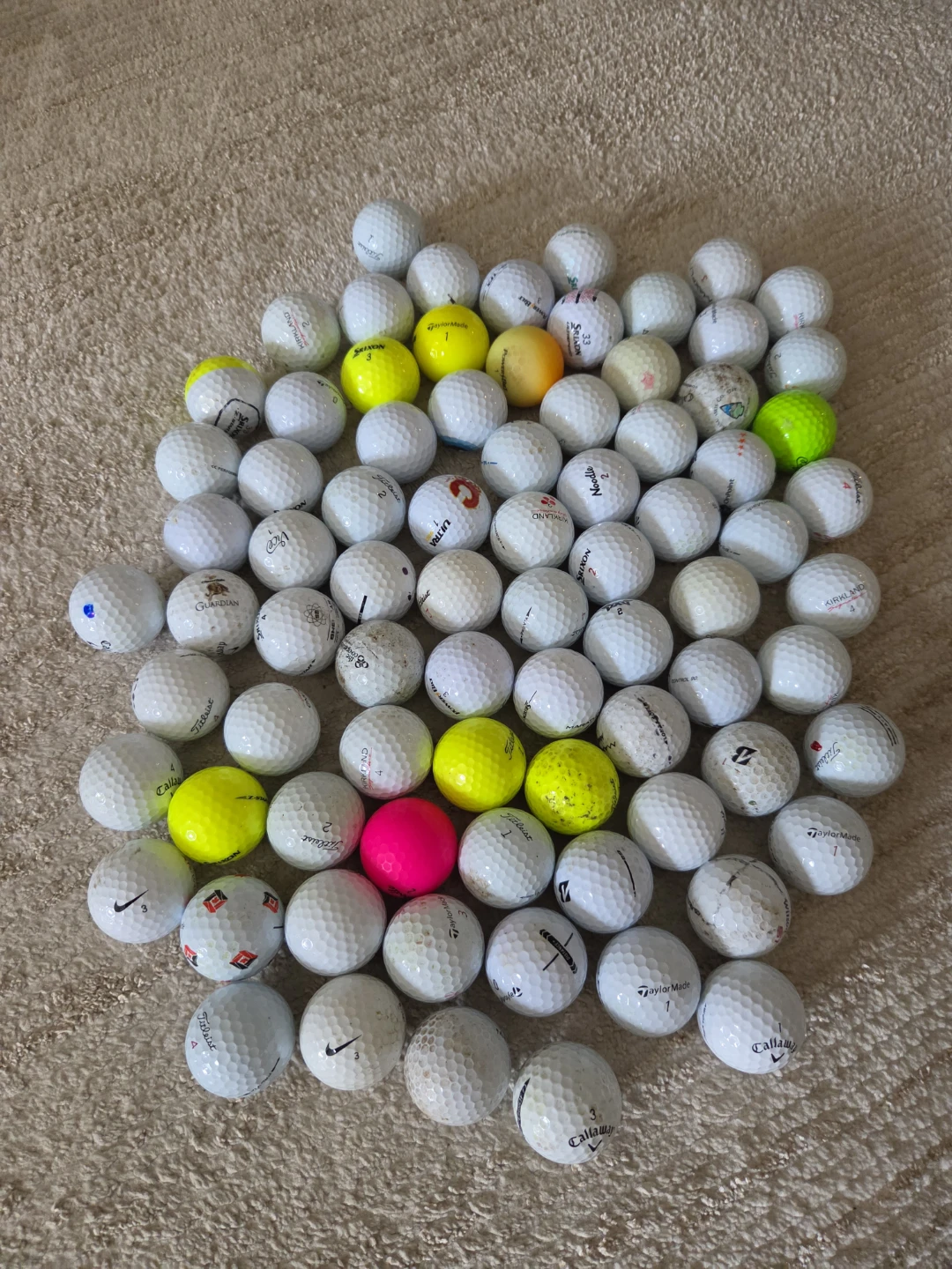 Assorted Golf Balls - Callaway, TaylorMade, Nike, and More - photo 3