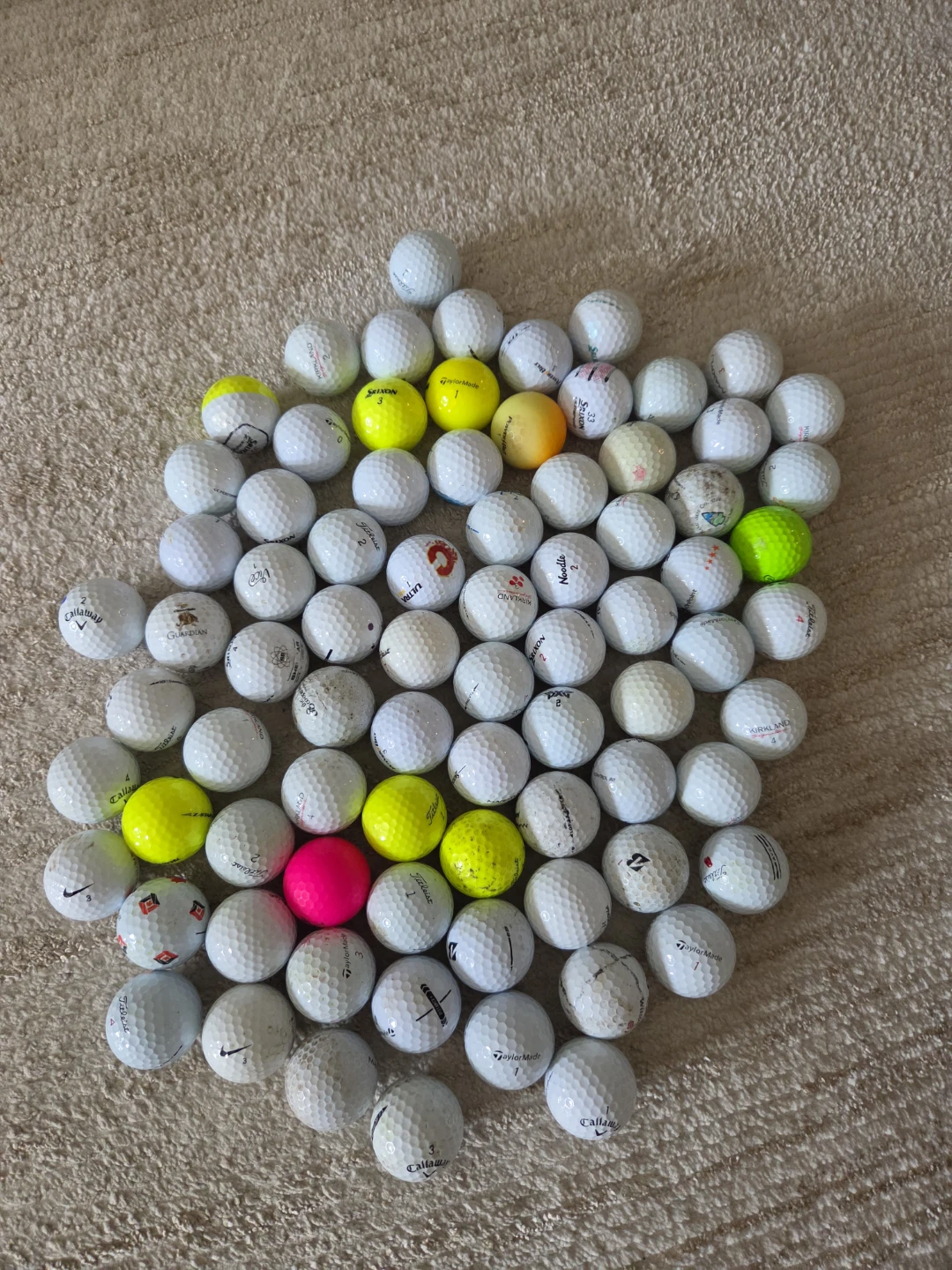Assorted Golf Balls - Callaway, TaylorMade, Nike, and More - photo 4