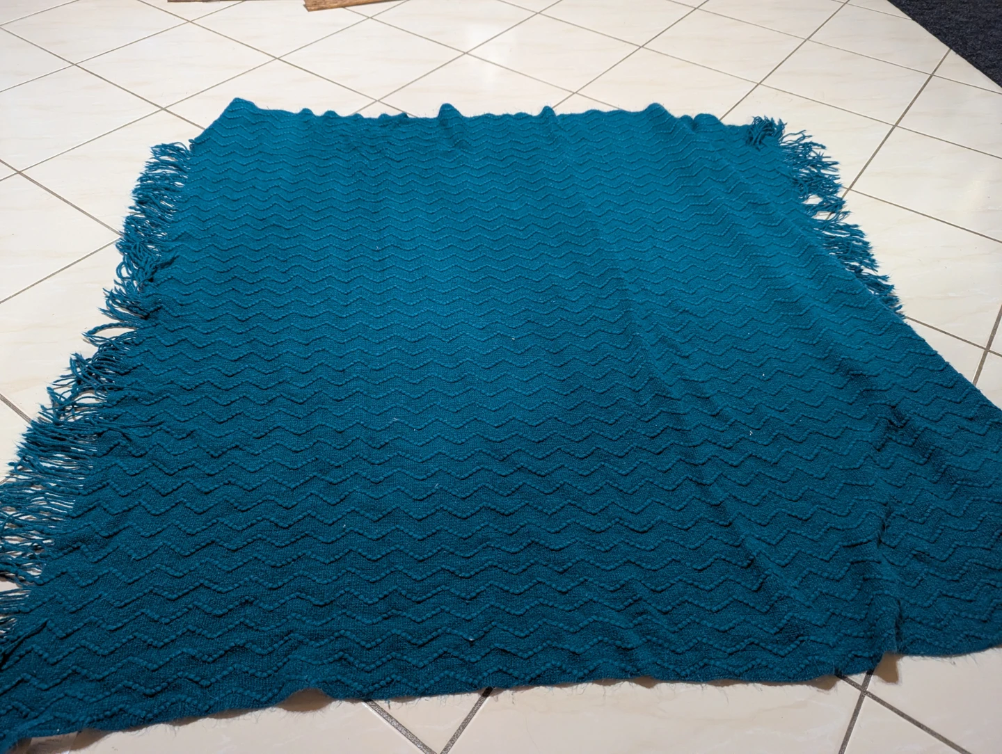 Bourina 100% Acrylic Teal Blue Scarf - photo 2