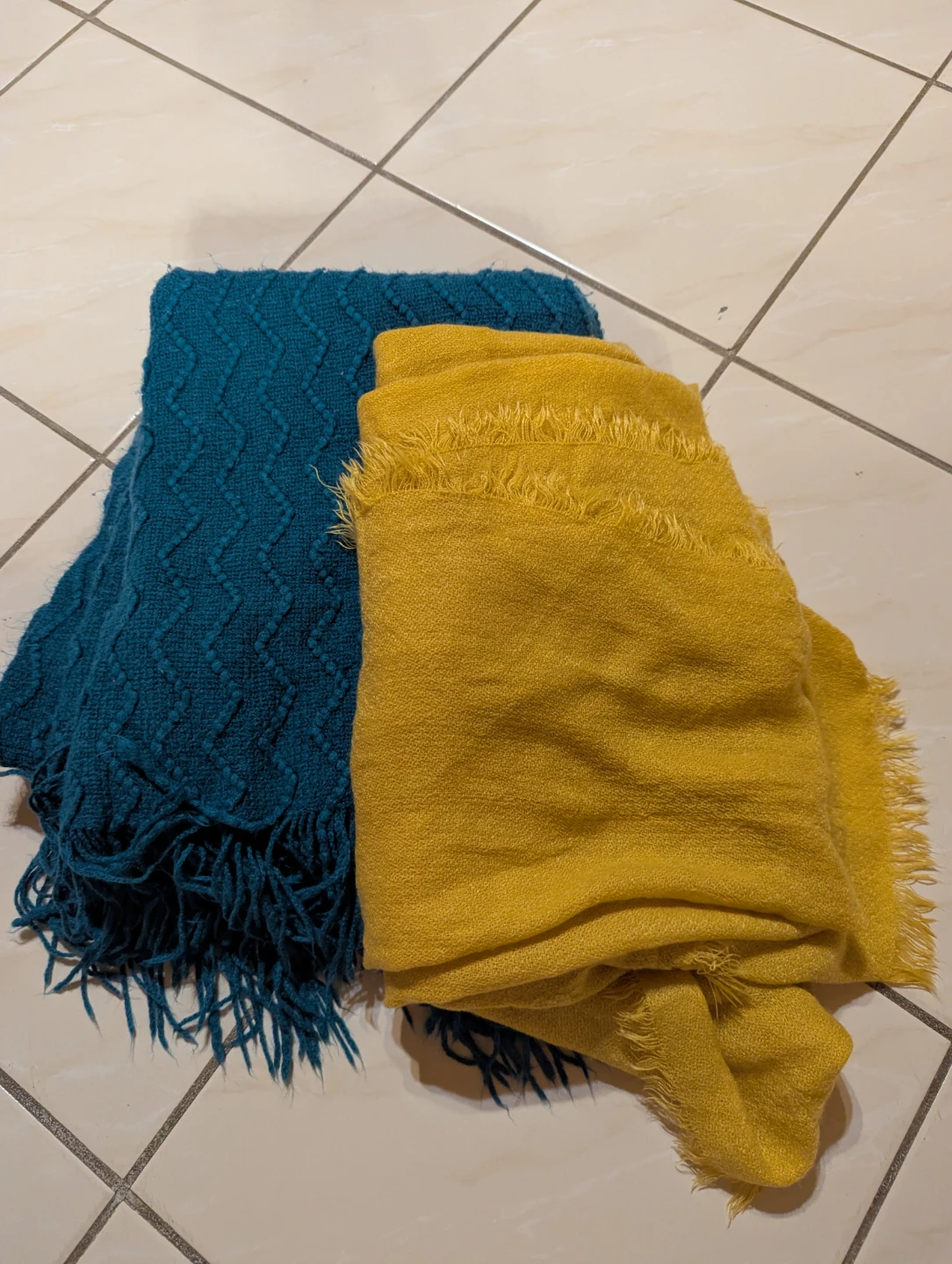 Bourina 100% Acrylic Teal Blue Scarf