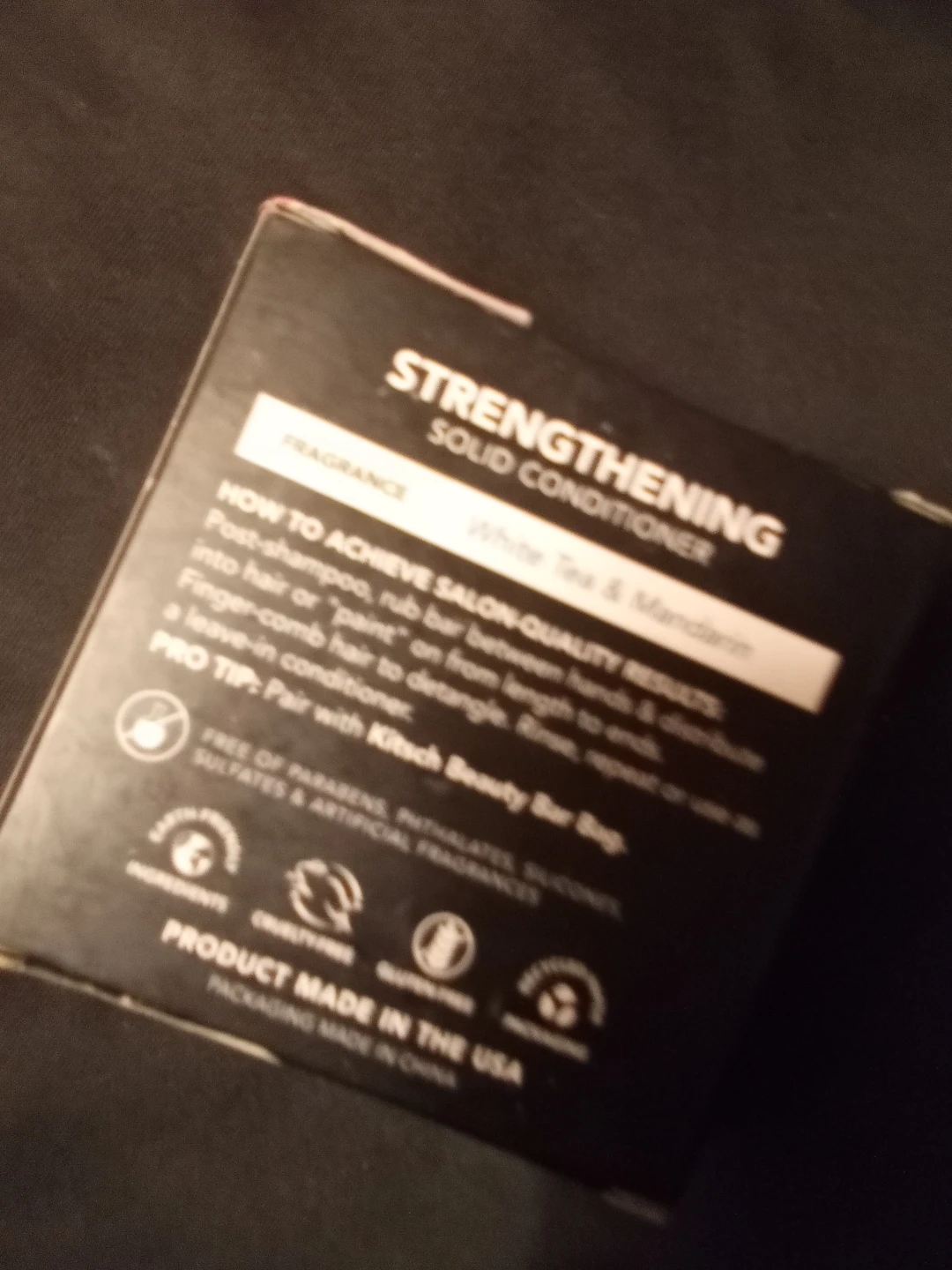 Kitsch Strengthening Solid Conditioner Rice Water Protein 2.7 oz - photo 2