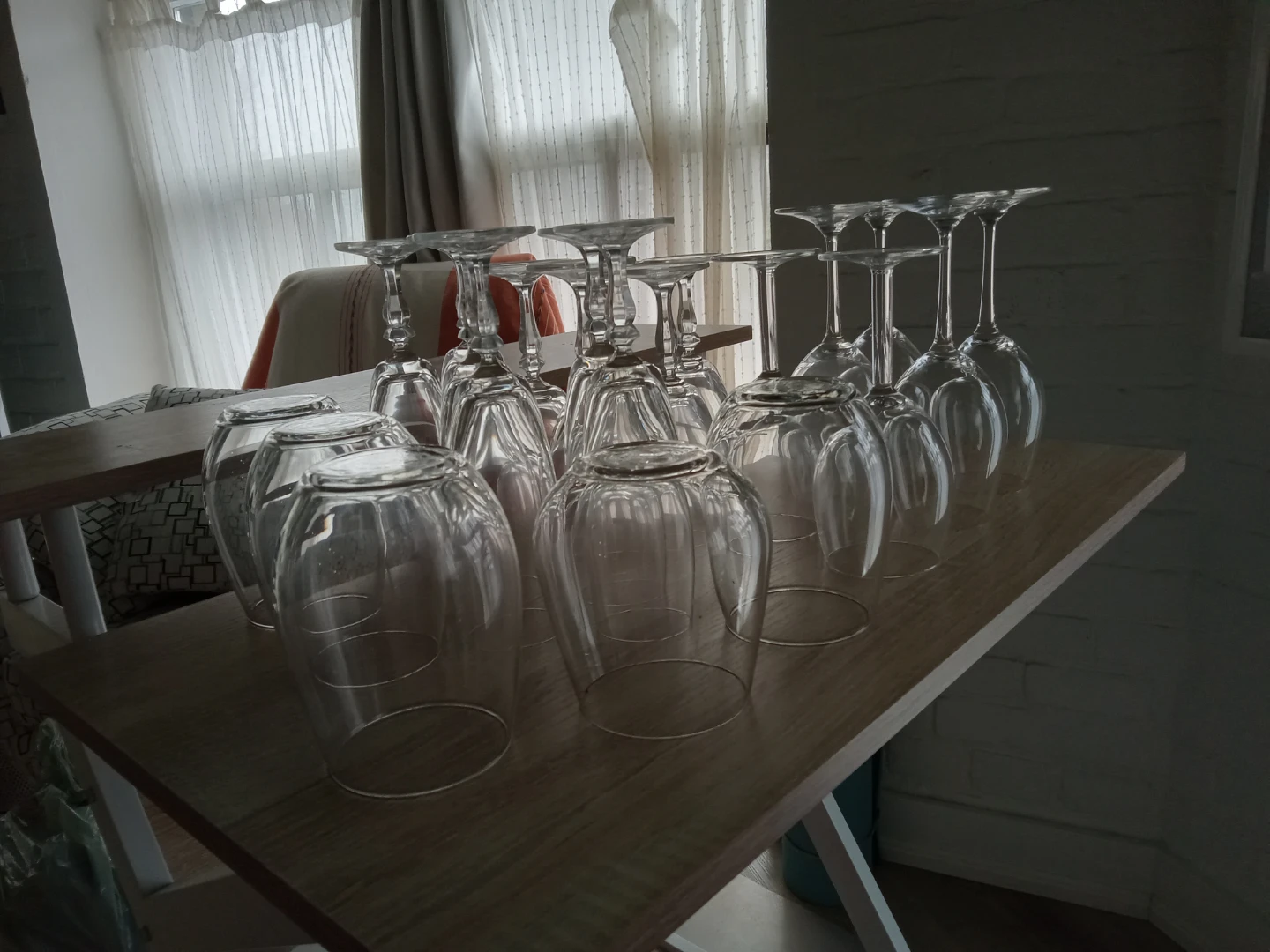 Set of 21 Clear Wine Glasses - photo 2