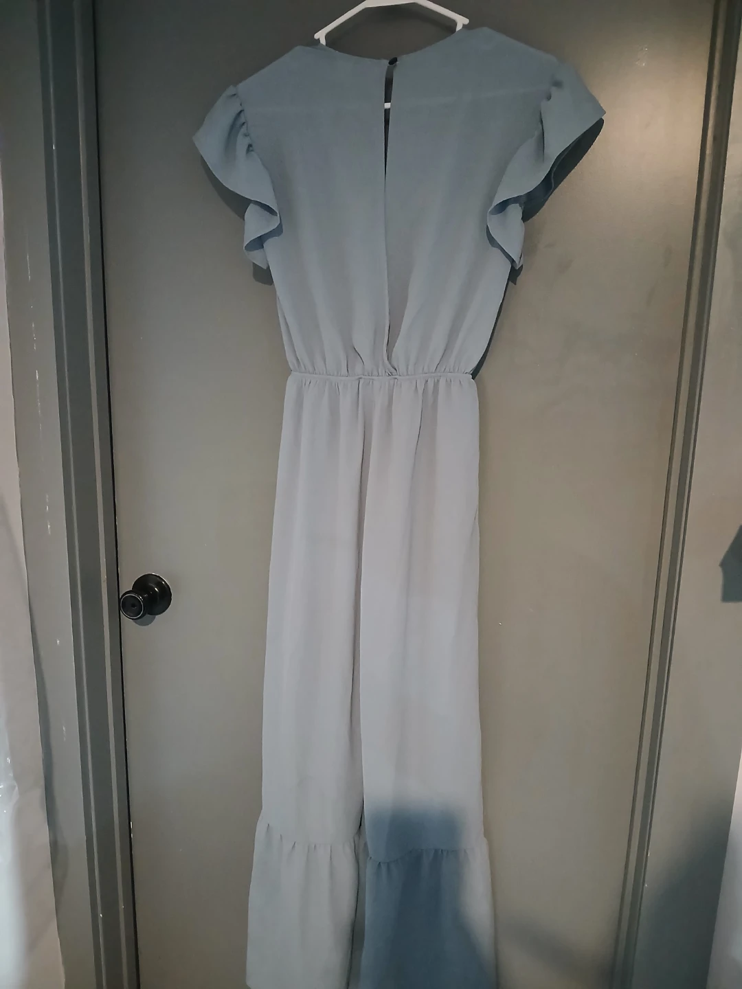 Monteau Los Angeles Blue Ruffle Sleeve Maxi jumper - photo 4